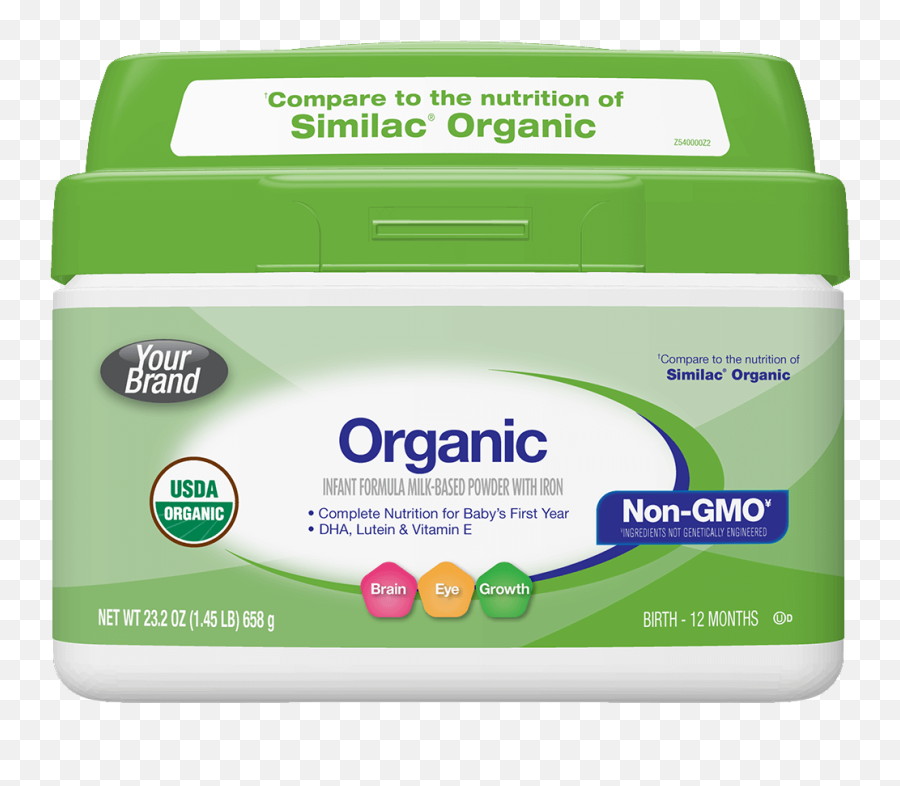 Organic Baby Formula Non Gmo Store Brand Household Supply Png - gmo Icon