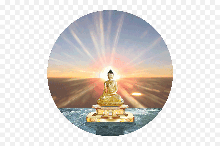 Kushinara Nibbana Bhumi Pagoda - Transparent Animated Gif Buddha Gif Png,Teb Pratik Borsa Icon