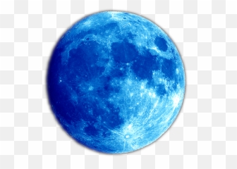 Download Blue Moon Png - Transparent
