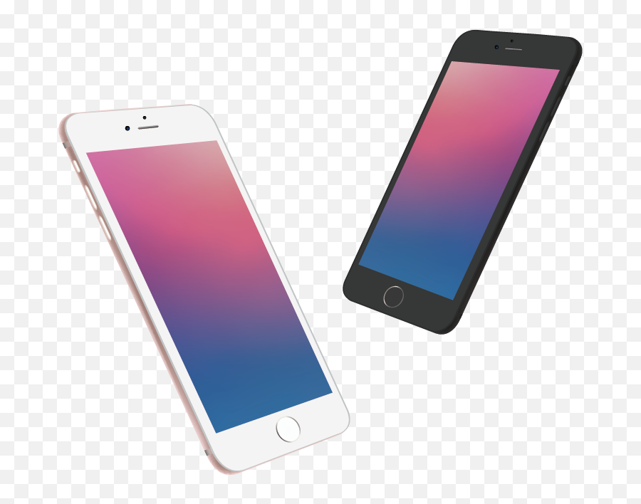 Download Vector Painted Smartphone - Smartphone Vector Png,Iphone Battery Icon Vector