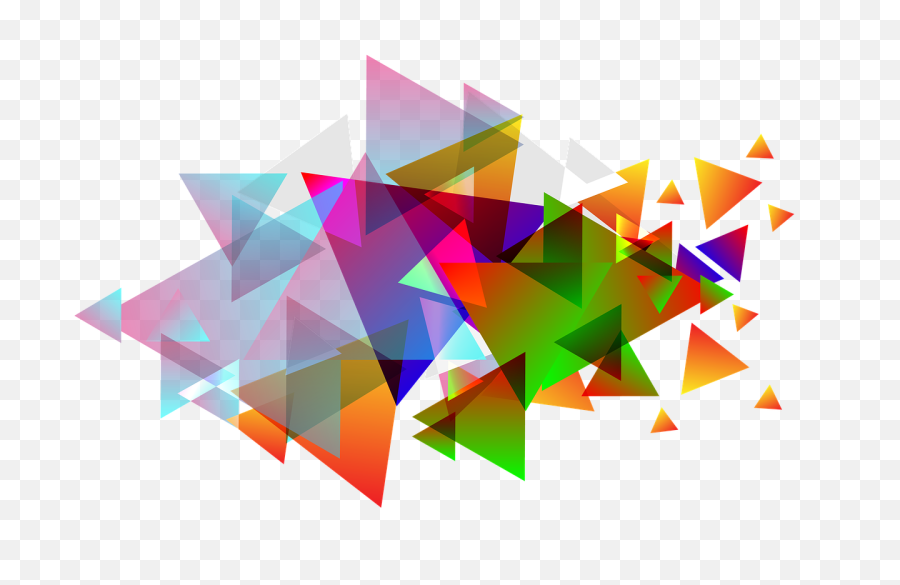 High Resolution Triangles Png Clipart - Abstract Triangle Png,Triangle Pattern Png