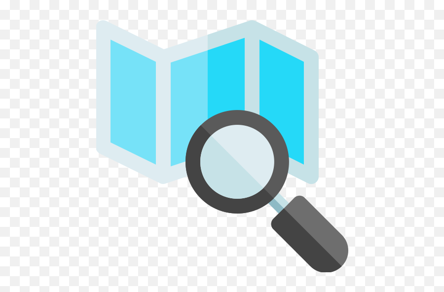 Map Icon - Magnifier Png,Map Icon Free