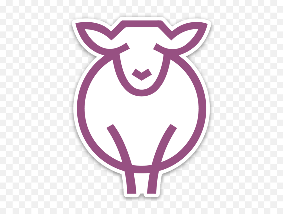 Paradise Fibers Sheep Stickers - Spinning Png,Sheep Icon Png