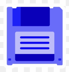 Download Free Blue Floppy Disk Png File Hd Icon Favicon - Disquete Png