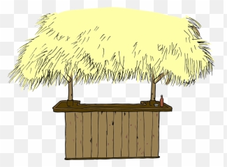 Beach Shack Png 8 Image - Tiki Bar Clip Art,Shack Png