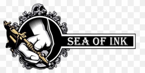 Sea Of Ink Tattoo Studio - Logo Design Png