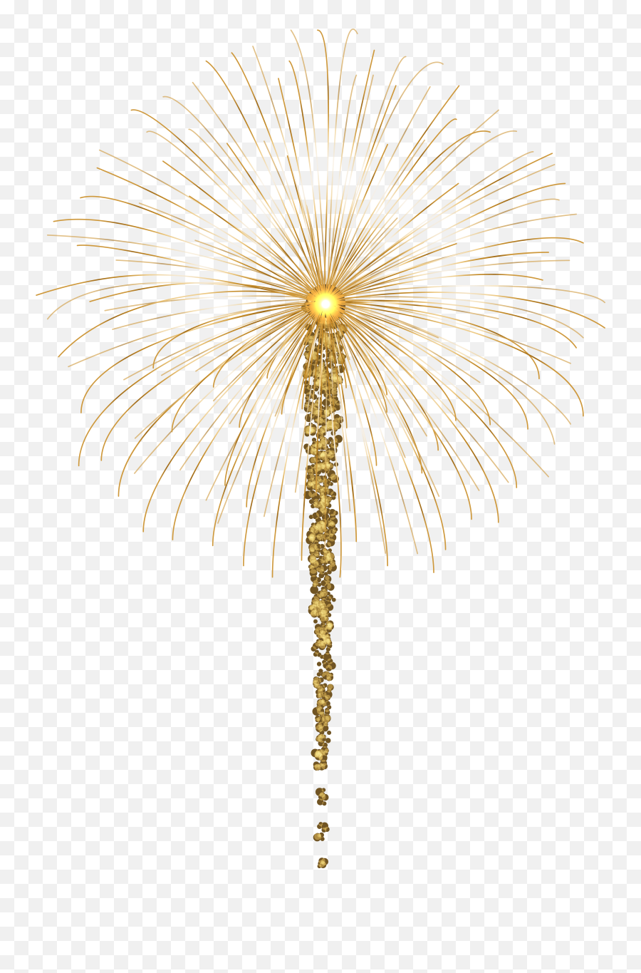 Fireworks For Dark Images Png Clip Art - Transparent Gold Palm Tree Png,Firework Png
