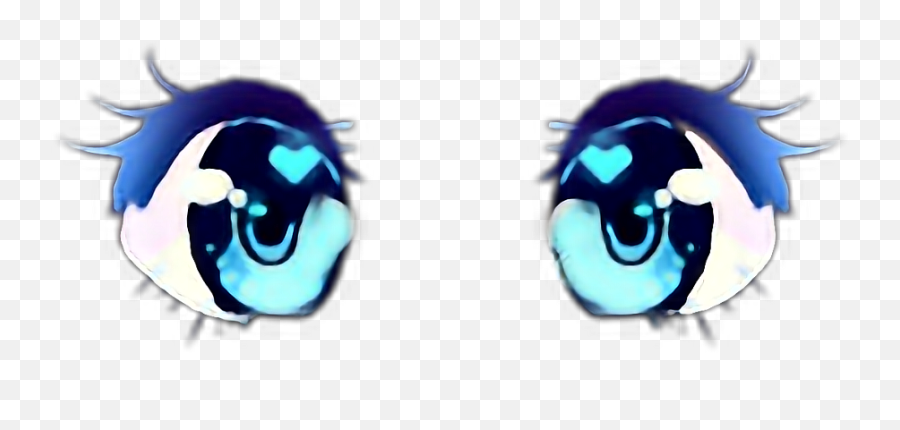 Transparent Kawaii Anime Eyes Transpa - Blue Anime Eyes Png,Anime Eyes Transparent