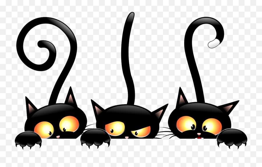 Download Halloween Witch Black Cat Free Png Hd - Transparent Halloween Clip Art,Black Cat Png