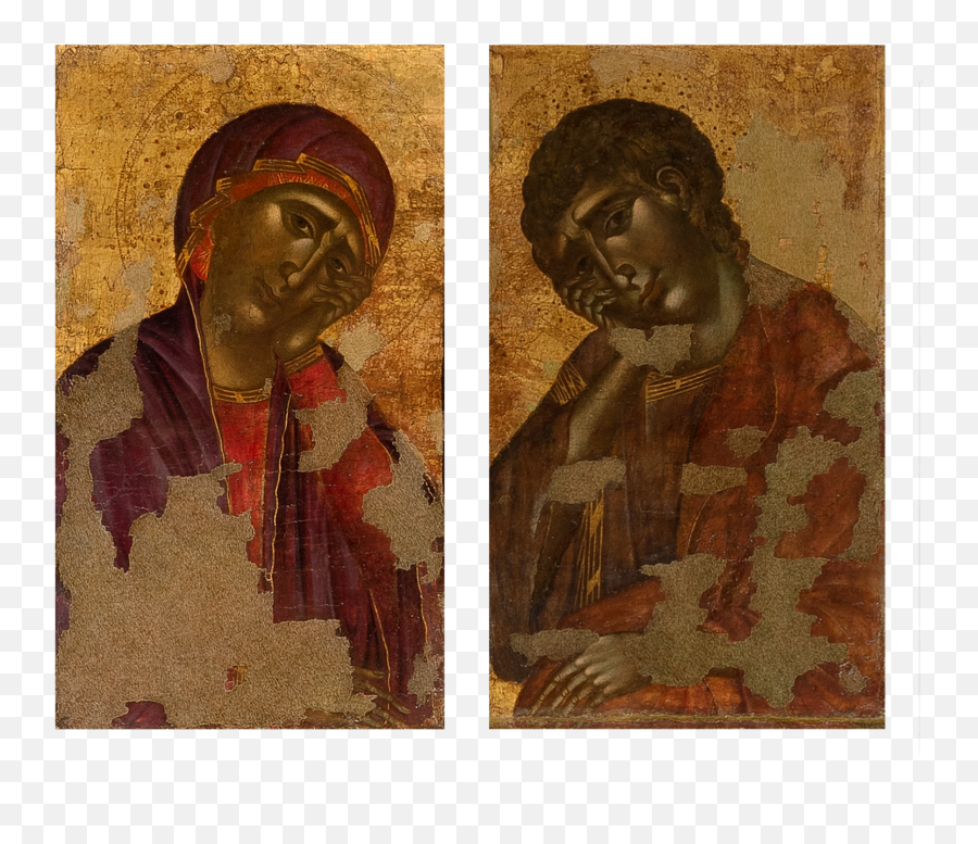 Crucifix By Cimabue - Santa Croce Artifact Png,Crucifixion Icon