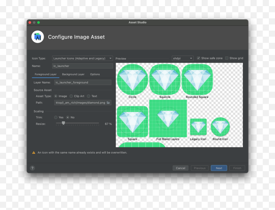 Editing App Icon Using Android Studio Flutter By - Vertical Png,Android Project Icon