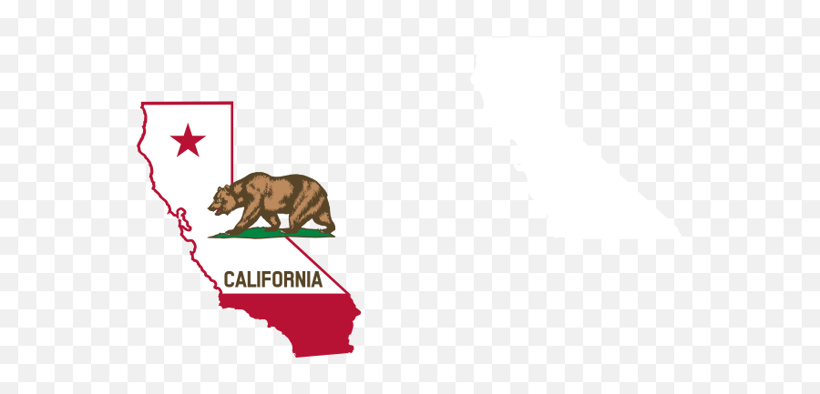 Download California State Flag Png - California Became A State,California Bear Png