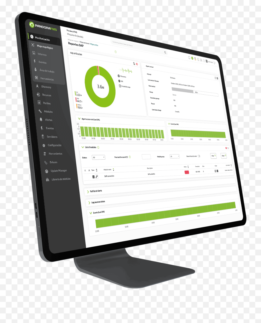 Sap Monitoring Pandora Fms - Smart Device Png,Sap Ecc Icon