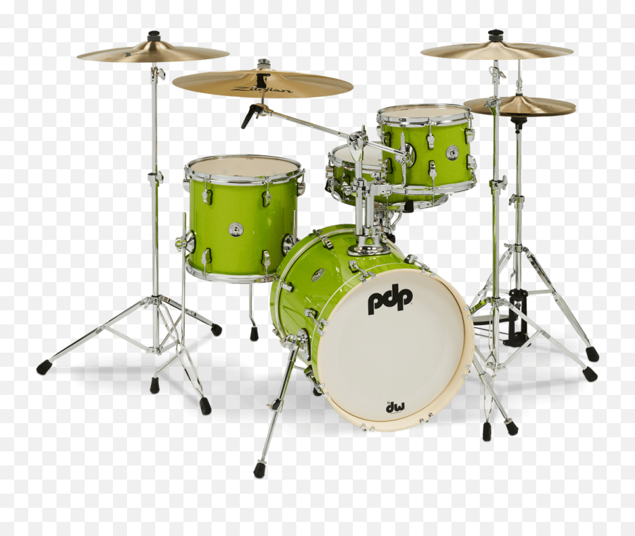 New Yorker - Electric Green Sparkle Pacific Drums And Pdp New Yorker Drum Set Png,Bass Drum Png