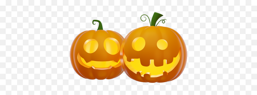 Premium Pumpkins For Halloween 3d Illustration Pack From - Happy Png,Icon Pumpkin Helmet