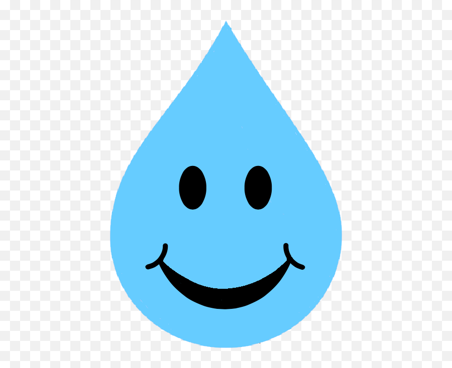 Smile Sky Blue Water Drop Free Images - Water Droplet With Smiley Png,Water Drop Clipart Png