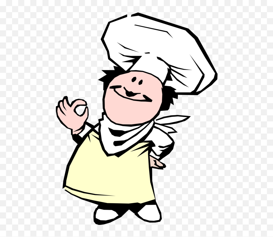 Restaurant Chef Gives A - Ok Sign Vector Image Png,Ok Sign Png