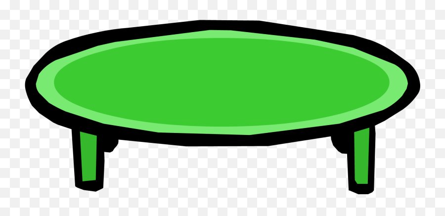 Green Table Club Penguin Rewritten Wiki Fandom - Table Sprite Png,Table Clipart Png