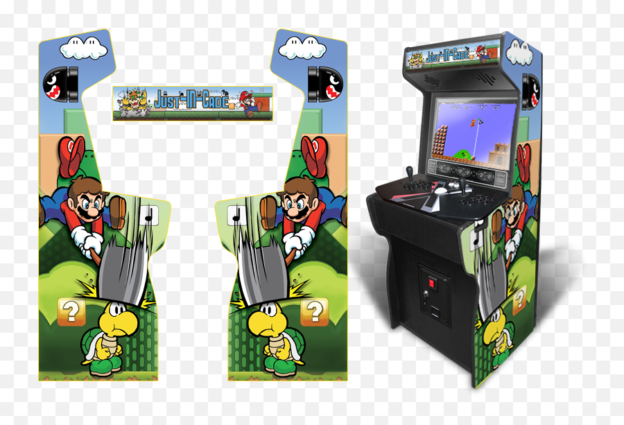 Customer Submitted Custom Permanent Full Size Mario Attacks - Marvel Vs Capcom 2 Cabinet Artwork Png,Koopa Troopa Png