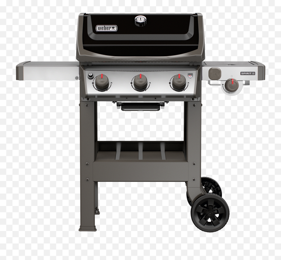 Weber Spirit Ii E - 320 Gbs Gas Barbecue Black Lufthansa Weber Gasgrill E 210 Png,Grill Transparent