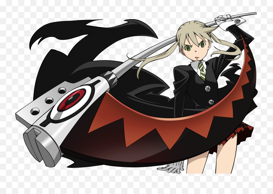 Soul Eater Maka Albarn Transparent Png Vector Trace - Soul Eater Maka Png,Soul Eater Transparent