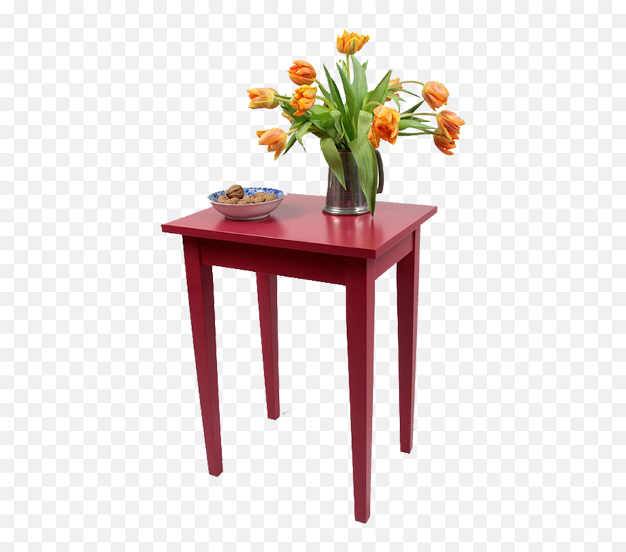 Download Hd The Battersea Side Table - Flower Is On The Table Png,End Table Png