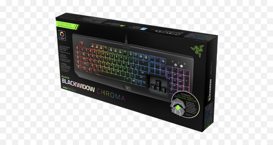 Razer Blackwidow Chroma Gaming Keyboard - Razer Gaming Keyboard Box Png,Razer Keyboard Png