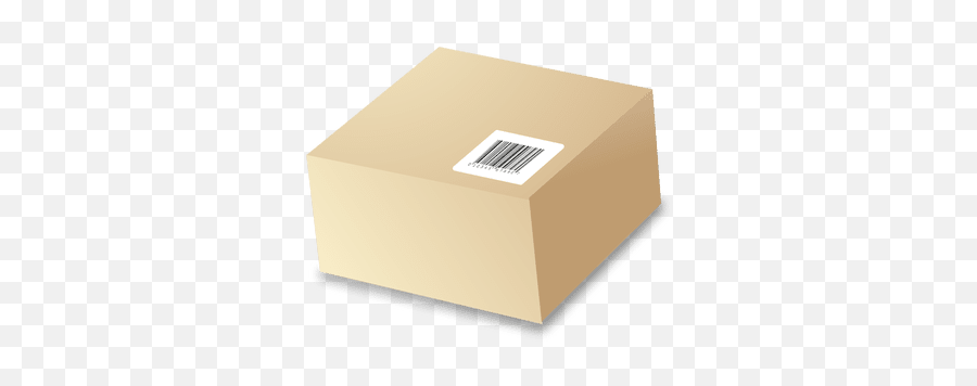 Cardboard Box With Codebars 1 - Transparent Png U0026 Svg Vector Cajas De Repartidor Png,Cardboard Png