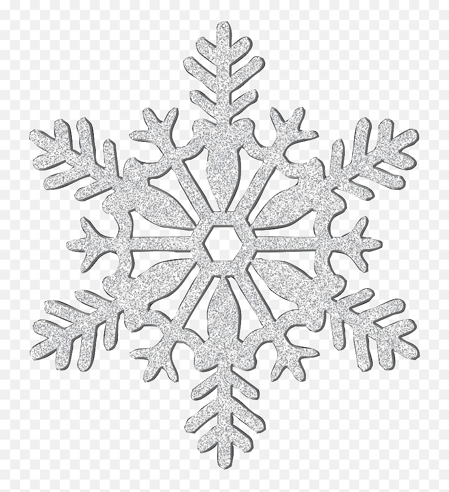 Silver Snowflake Transparent Png Mart - Silver Snowflake Png Transparent,White Snowflake Transparent