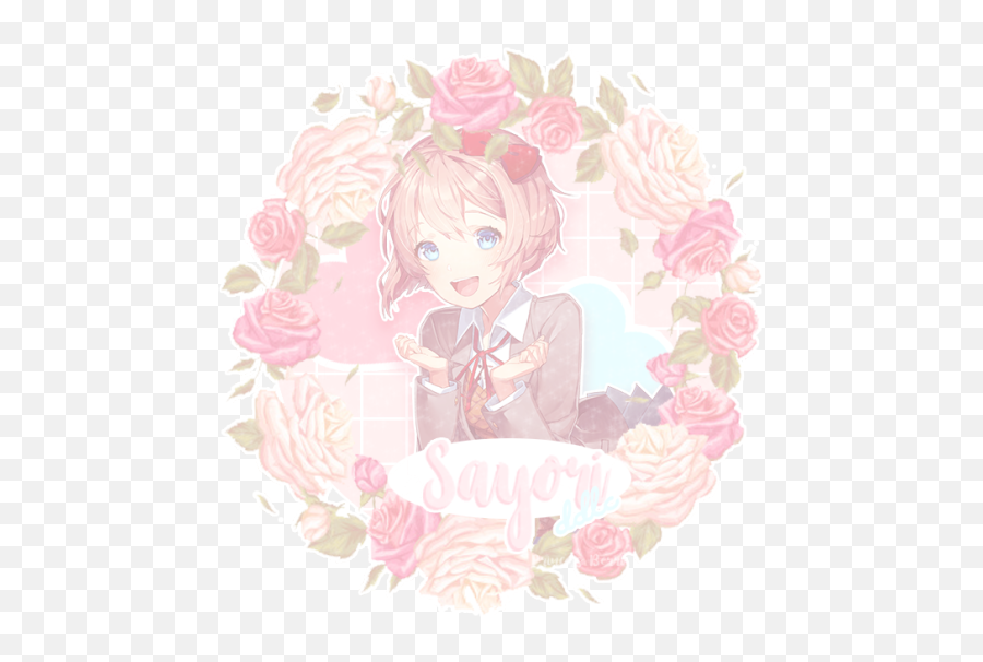 Download I Made An Edit Today - Ddlc Sayori Aesthetic Full Garden Roses Png,Sayori Png