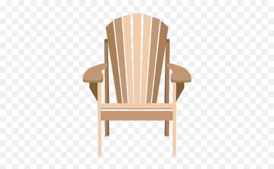 Elegant Adirondack Chair - Transparent Png U0026 Svg Vector File Silla De Madera Png,Chair Transparent Background