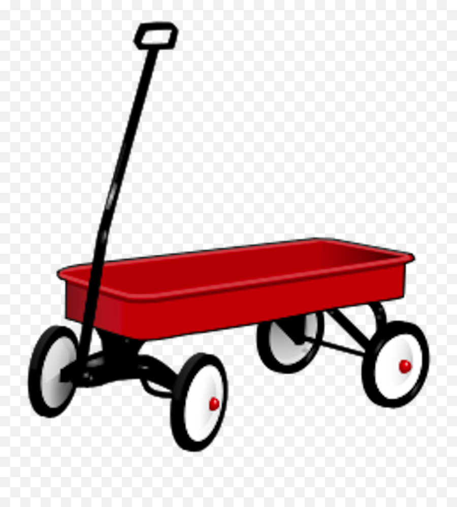 Little Red Wagon Png Transparent - Clipart Red Wagon,Wagon Png