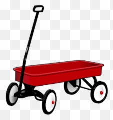 Little Red Wagon Png Transparent - Clipart Red Wagon,Wagon Png