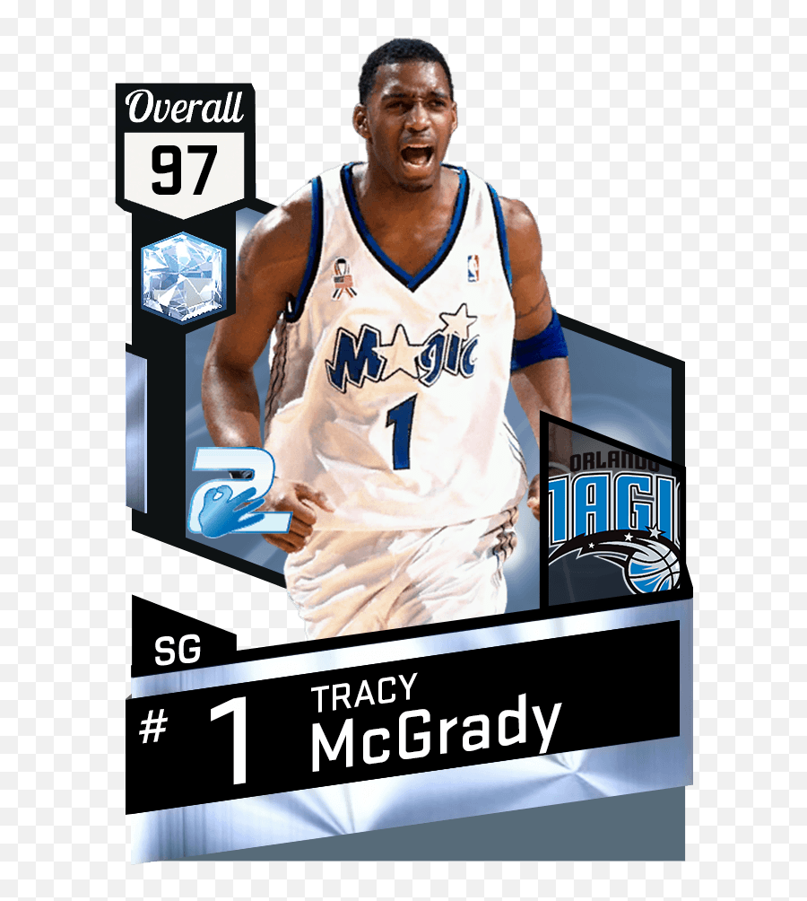 Mtdb Nba 2k17 - Diamond Tracy Mcgrady 2k17 Png,Tracy Mcgrady Png