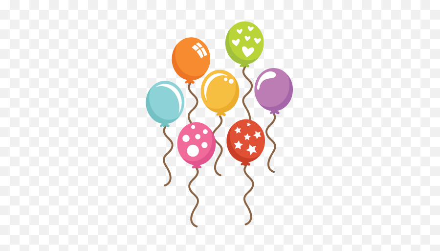 Birthday Balloon Clip Art - Clipartsco Cute Balloon Clipart Png,Birthday Balloons Png