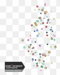 Sequin Scatter 02 Graphic - Christmas Tree Png,Sequins Png