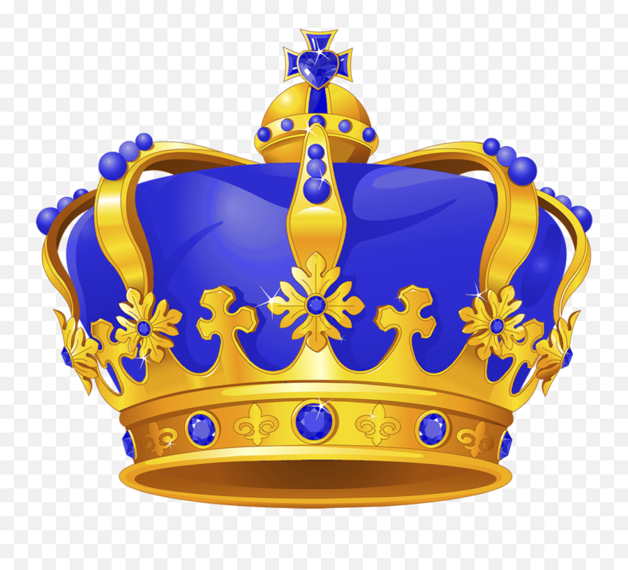 Download Hd Coroa Azul E Dourada - Birthday Royal Prince Background Png,Coroa Png