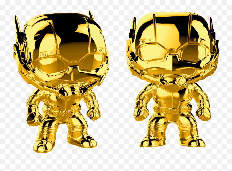 Ant Man Funko Gold Transparent Png - Funko Pop Ant Man Chrome,Marvel Studios Png
