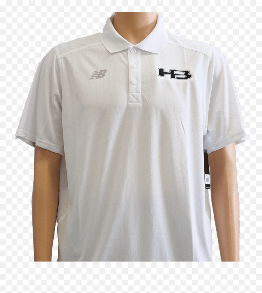 Hb Sports Logo New Balance White - Short Sleeve Png,New Balance Logo Png