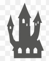 Spooky Haunted Castle - Castillo Transparente png