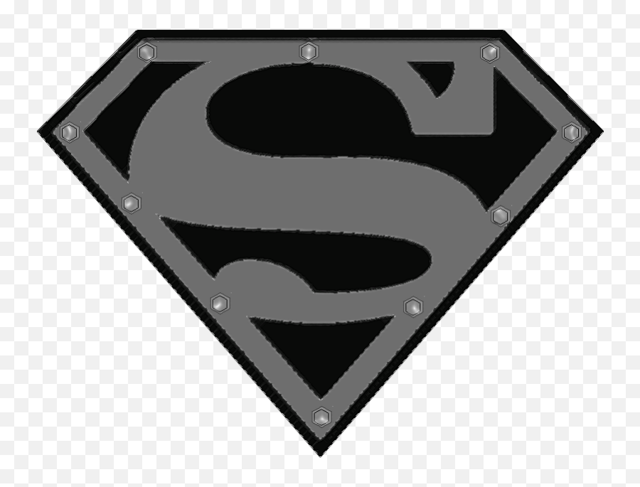 Superman Four Way Logo Men's Black T-shirt : Target