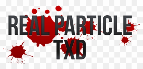 Real Particle Txd - Bercak Darah png
