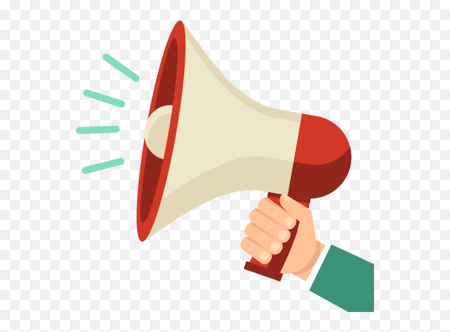Not Promoting - Megaphone In Hand Png Transparent Cartoon For Women,Megaphone Clipart Png