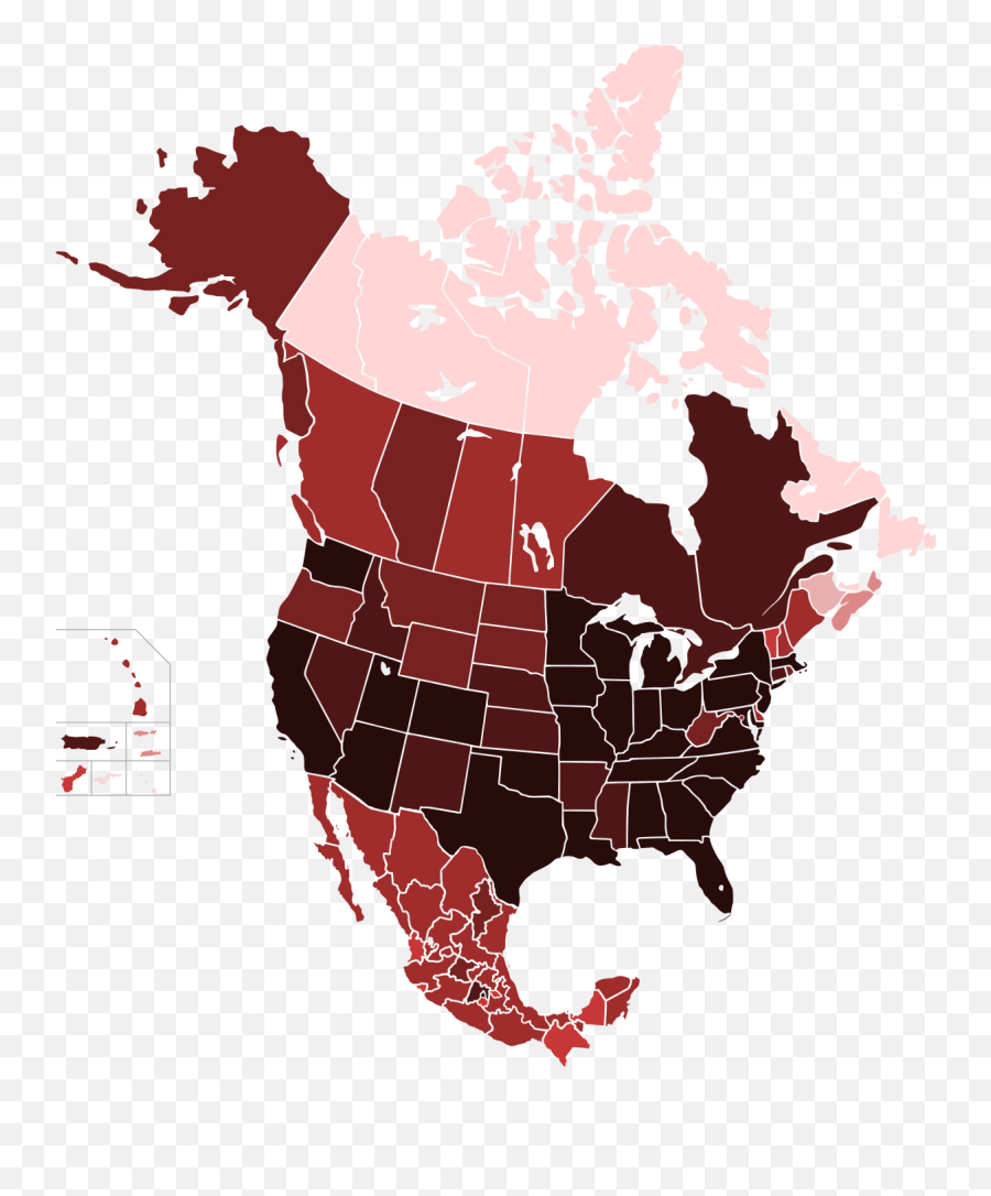 Covid - Jesusland Map Png,North America Transparent