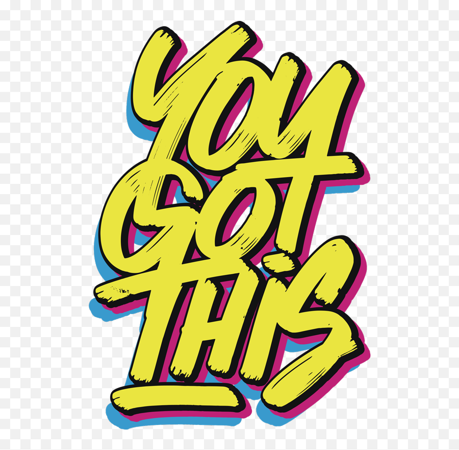 Colourful You Got This Quote Motivational Wall Sticker - Language Png,Motivational Icon
