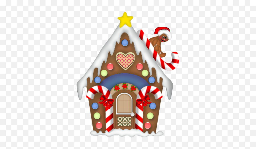 Christmas Gingerbread House Png Clipart - School Craft For Christmas,Gingerbread House Png