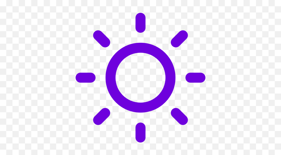 Purple Sun Symbol - Did You Know About Facts About Skin Png,Du Icon