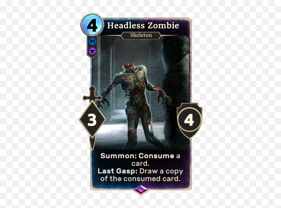 Headless Zombie - Elder Scrolls Legends Daedra Png,Dragons Dogma Headless Icon
