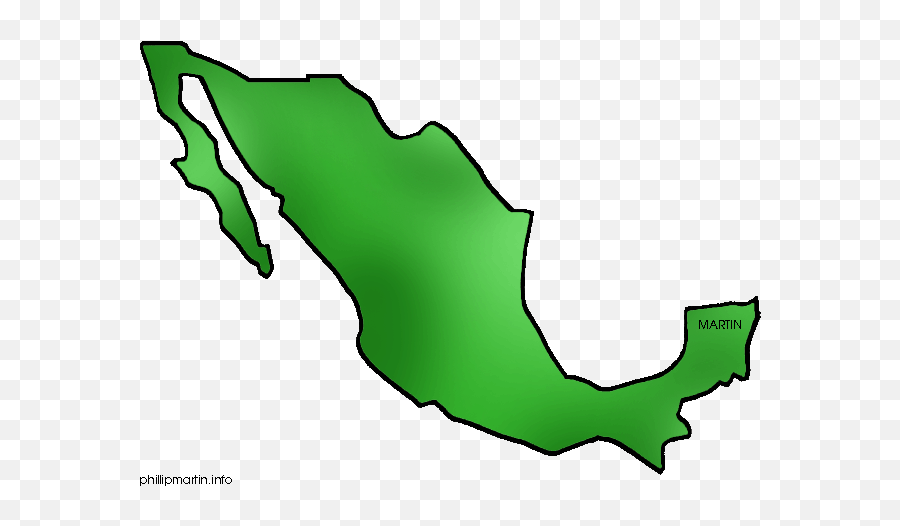 City Clipart Colored - Mexico Map Png Download Full Size Mexico Map,City Clipart Png
