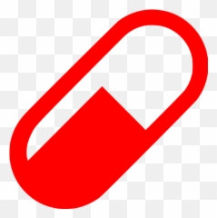 Red Pill Icon - Free red health icons Pill Icon Png